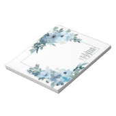 Vertrouw op de Heer bloemstuk Notitieblok (Linkerzijde)
