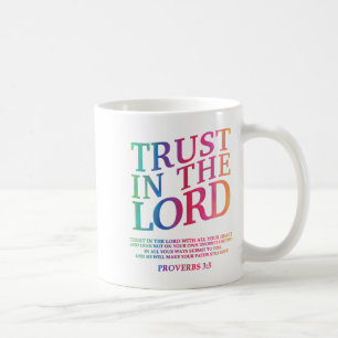 Vertrouw Op De Heer Christelijke Jezus God Zuster Koffiemok