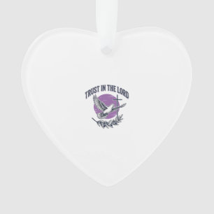 Vertrouw op de Heer Duif Christelijk T-Shirt Ontwe Ornament