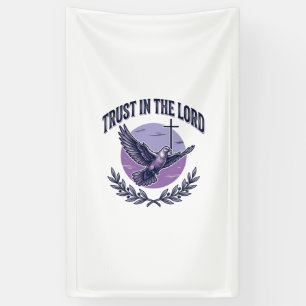 Vertrouw op de Heer Duif Christelijk T-Shirt Ontwe Spandoek
