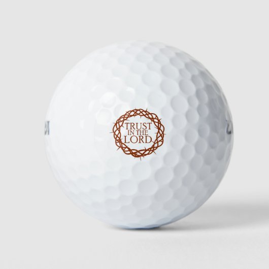 Vertrouw op de Heer Golfballen (Voorkant)