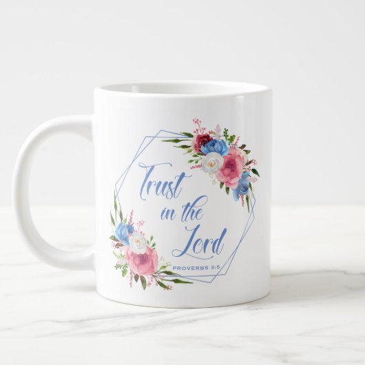Vertrouw op de Heer Grote Koffiekop (Links)