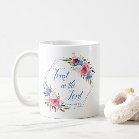 Vertrouw op de Heer Koffiemok (Met donut)