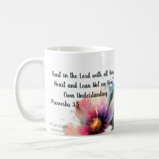 Vertrouw op de Heer. Koffiemok (Links)