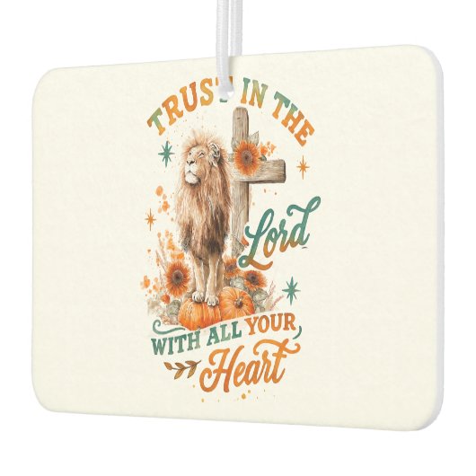 Vertrouw op de Heer... Luchtverfrisser (Links)