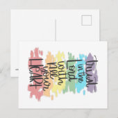 Vertrouw op de Heer met Al Uw Hart Briefkaart (Voorkant / Achterkant)