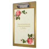 Vertrouw op de Heer met al uw Hart Klembord (Links)