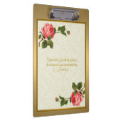 Vertrouw op de Heer met al uw Hart Klembord (Rechts)