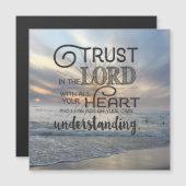 Vertrouw op de Heer met heel je hart en leun niet (Voorkant / Achterkant)