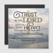 Vertrouw op de Heer met heel je hart en leun niet (Voorkant / Achterkant)