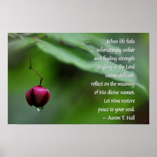 Vertrouw op de Heer Motiverend Poster