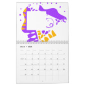 Vertrouw op de Heer (Oranje Paarse) Kalender (Mar 2026)