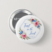 Vertrouw op de Heer Ronde Button 5,7 Cm (Voorkant /achterkant)