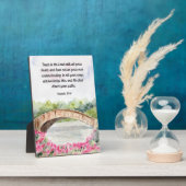 Vertrouw op de Heer Spreuken Bijbelvers Teken 5x7 Fotoplaat (Zijkant)