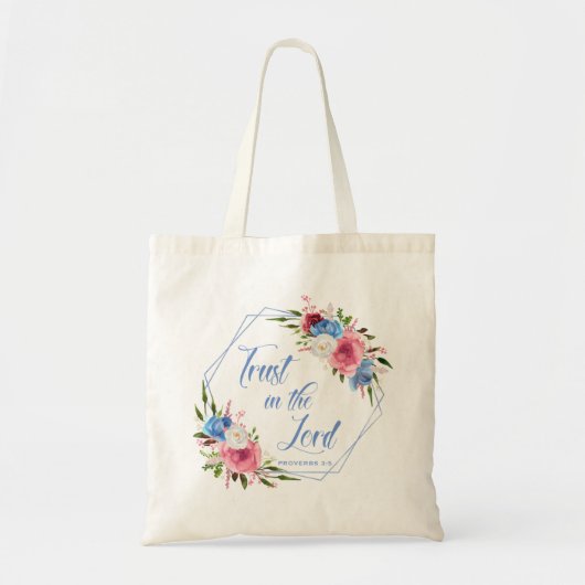Vertrouw op de Heer Tote Bag (Voorkant)