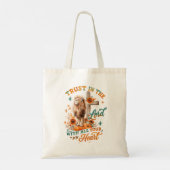 Vertrouw op de Heer... Tote Bag (Achterkant)