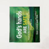 VERTROUW OP DE HERE Christelijke Kerk Muurkunst Wandkleed (Voorkant)