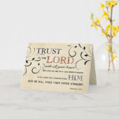 Vertrouw op de Kaart van de aanmoediging (Gele Bloem)