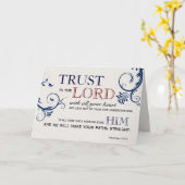 Vertrouw op de Kaart van de aanmoediging (Gele Bloem)