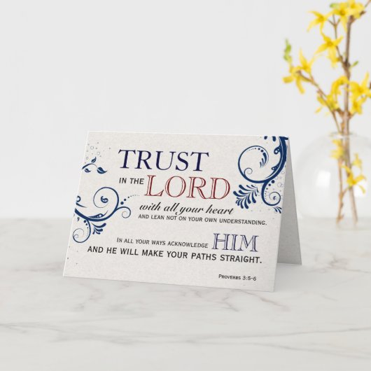 Vertrouw op de Kaart van de aanmoediging (Gele Bloem)