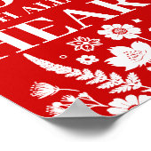 Vertrouw op de Lord Christelijk Wall Art Print (Hoek)