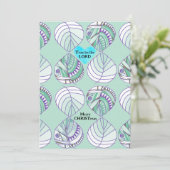 Vertrouw op de Lord Fish Leaves Zeegras Kerstmis Feestdagenkaart (Staand voorkant)