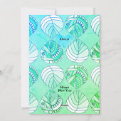 Vertrouw op de Lord Fish Leaves Zeegras Kerstmis Feestdagenkaart (Achterkant)