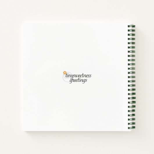 Vertrouw op de magie van het begin, inspirerend notitieboek (Achterkant)