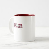 Vertrouw op de Mok van het proces (Voorkant links)
