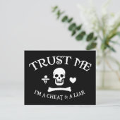 Vertrouw op de Pirate Briefkaart (Staand voorkant)