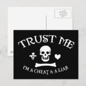 Vertrouw op de Pirate Briefkaart (Voorkant / Achterkant)