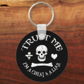 Vertrouw op de Pirate Sleutelhanger (Voorkant)