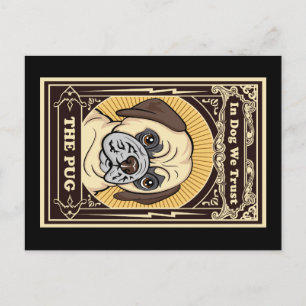Vertrouw op de Pug Briefkaarten