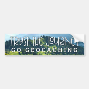 Vertrouw op de reis, ga je aangepaste foto maken bumpersticker