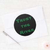 Vertrouw op de rivier - Sticker (Envelop)