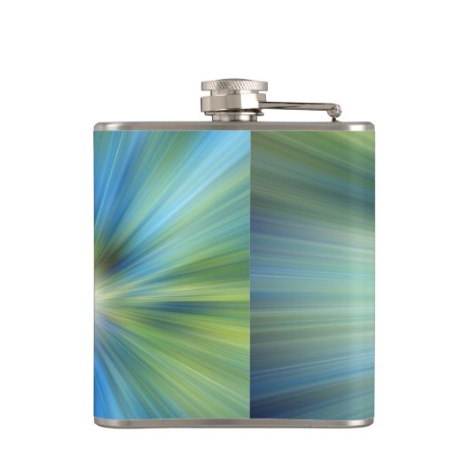 "Vertrouw op de Vibes" Aanmoedigend & Inspirerend Heupfles (Achterkant)