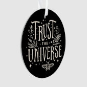 Vertrouw op de wet van aantrekking spiritueel ornament (voorkant)