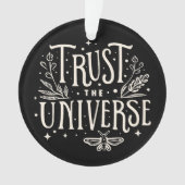 Vertrouw op de wet van aantrekking spiritueel ornament (voorkant)