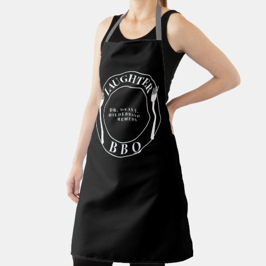 Vertrouw op Dr. [Name] Remedy Laughter & BBQ Schort (Insitu)
