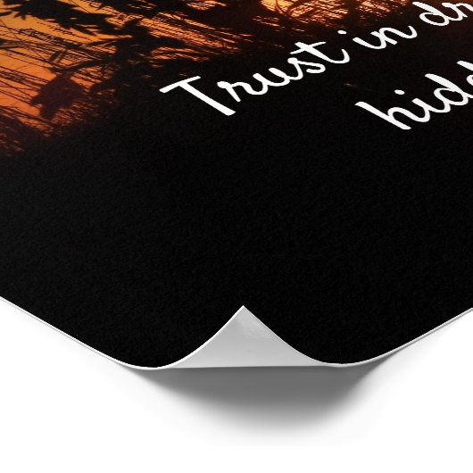 Vertrouw op dromen -Khalil Gibran citaat Poster (Hoek)