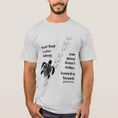 Vertrouw op God in uw reis T-shirt MANNEN (Voorkant)