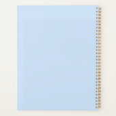 "Vertrouw op God" Kuststrand Aquarel Christen Planner (Achterkant)