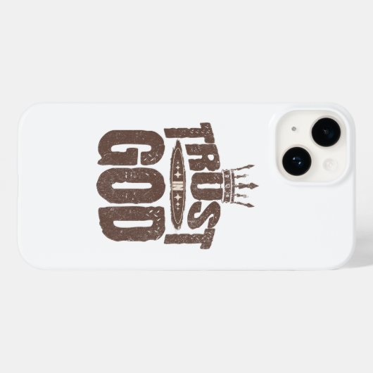 Vertrouw op God Telefoonhoesje Case-Mate iPhone Case (Achterkant (horizontaal))