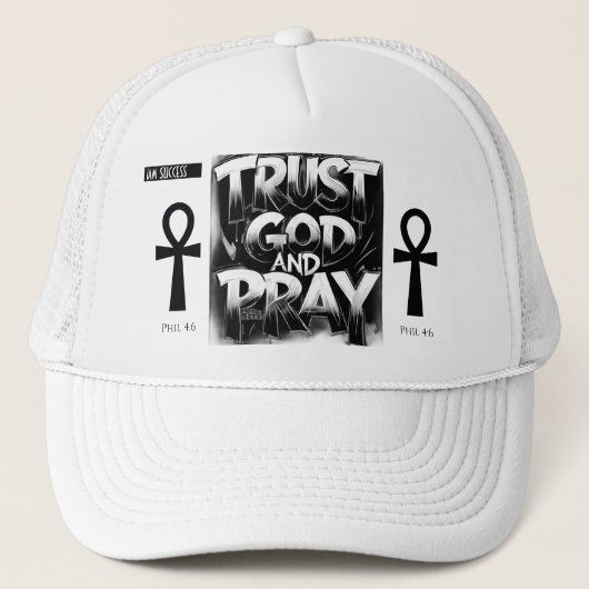 VERTROUW OP GOD TRUCKER PET (Voorkant)
