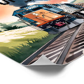 Vertrouw op Gods plan voor uw reis Christelijke ku Poster (Hoek)