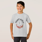 VERTROUW OP GODS TIMING T-SHIRT (Voorkant volledig)