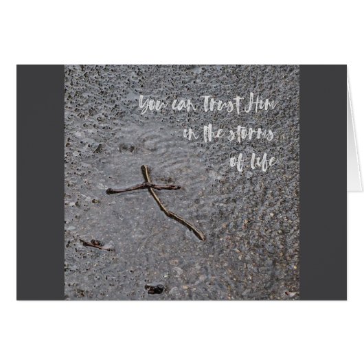 Vertrouw op Hem in de stormen Parakaleo kaart (Voorkant Horizontaal)