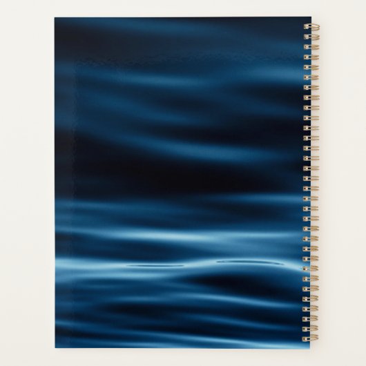 Vertrouw op het Motivatie Blauwe Proces Planner (Achterkant)