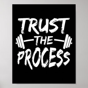 Vertrouw op het Motivatie Proces van het Citaat Gy Poster