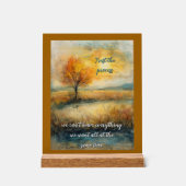 Vertrouw op het proces Acryl Teken Acryl Bord (Voorkant)